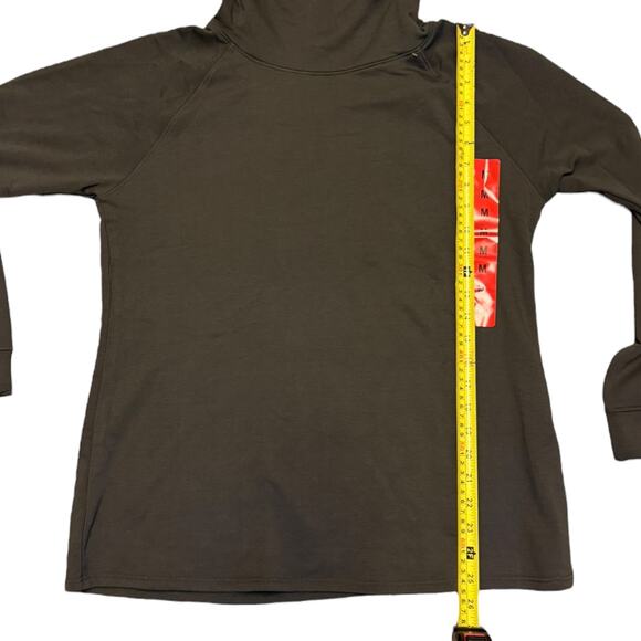 32 Degrees Heat Green Cowl Turtleneck Stretch Pullover Medium NWOT - Picture 4 of 4